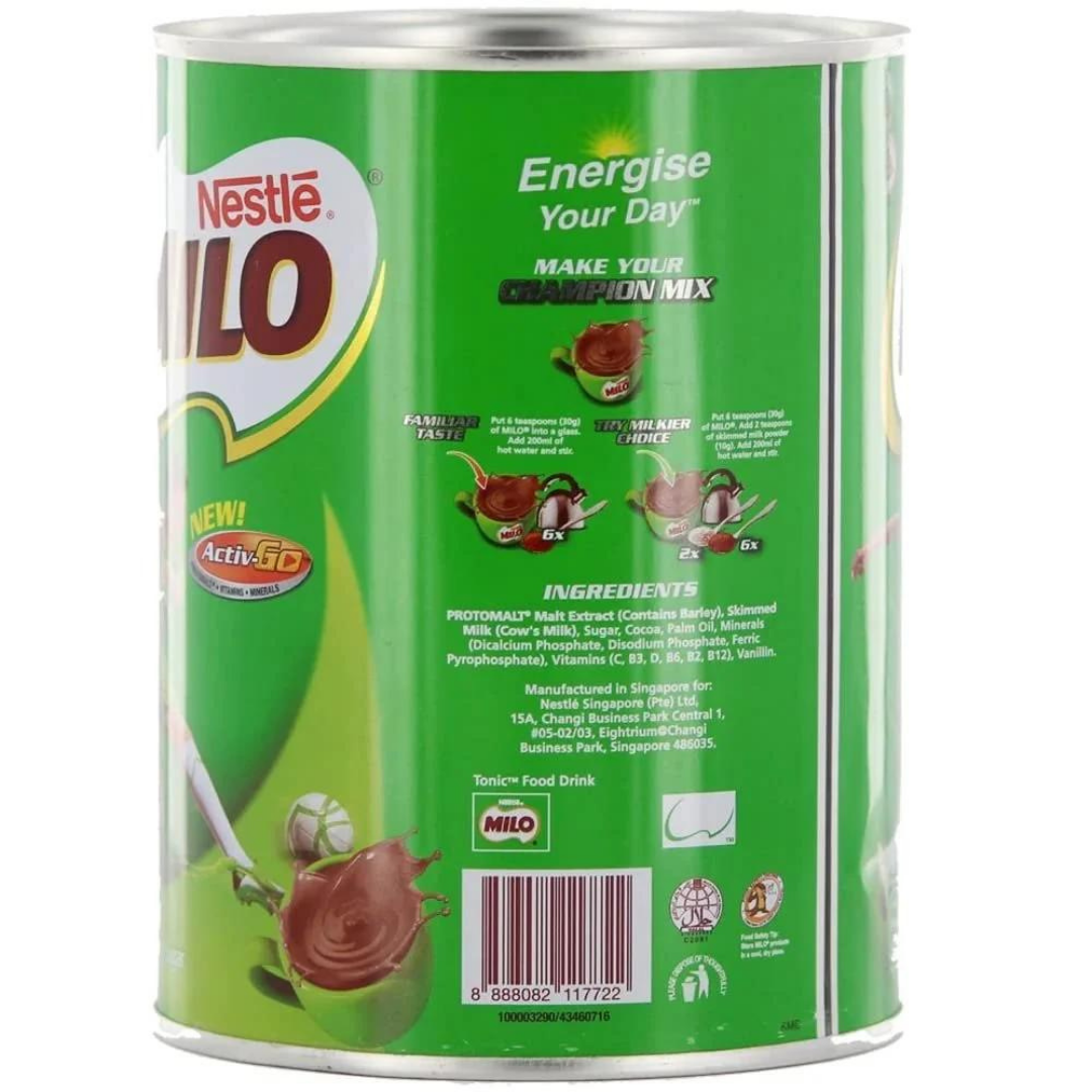 Milo Nestle Original Active-Go Chocolate Malt Drink Powder Tin, 400 G