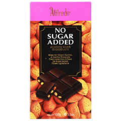 Alfredo Almond Dark Choco Chocolate 100 gm