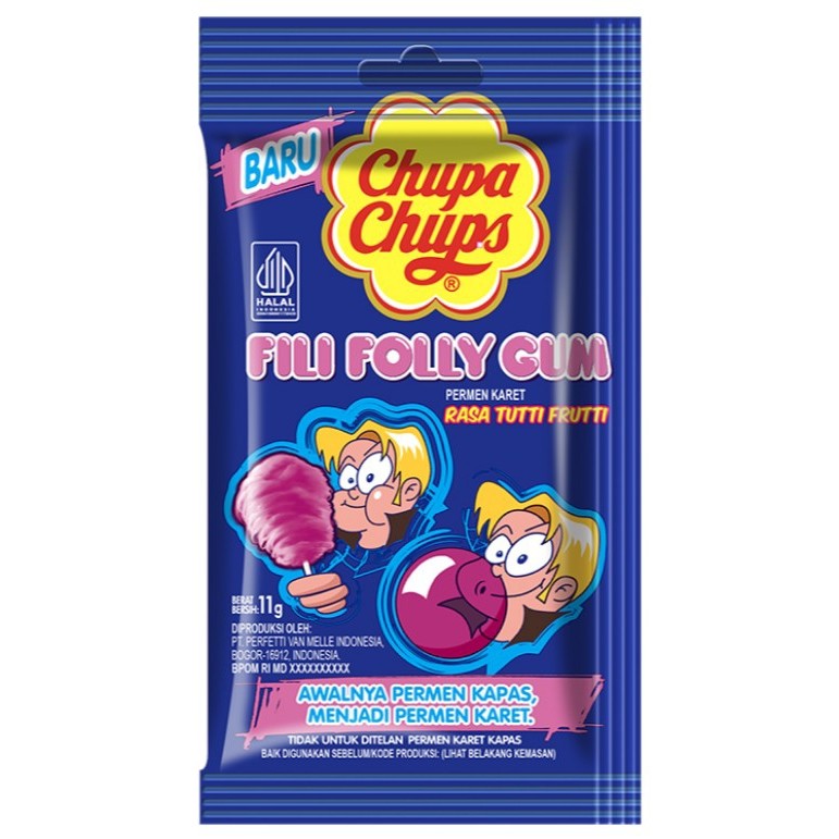 Chupa Chups Filly Folly Rasa Tutti Fruitti 11 g