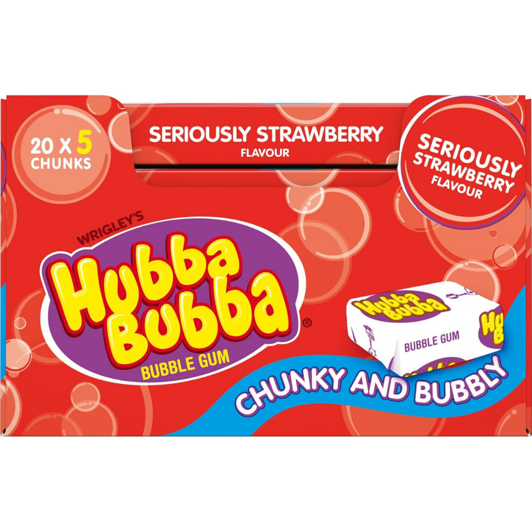 Hubba Bubba Strawberry Chewing gum 35 gm