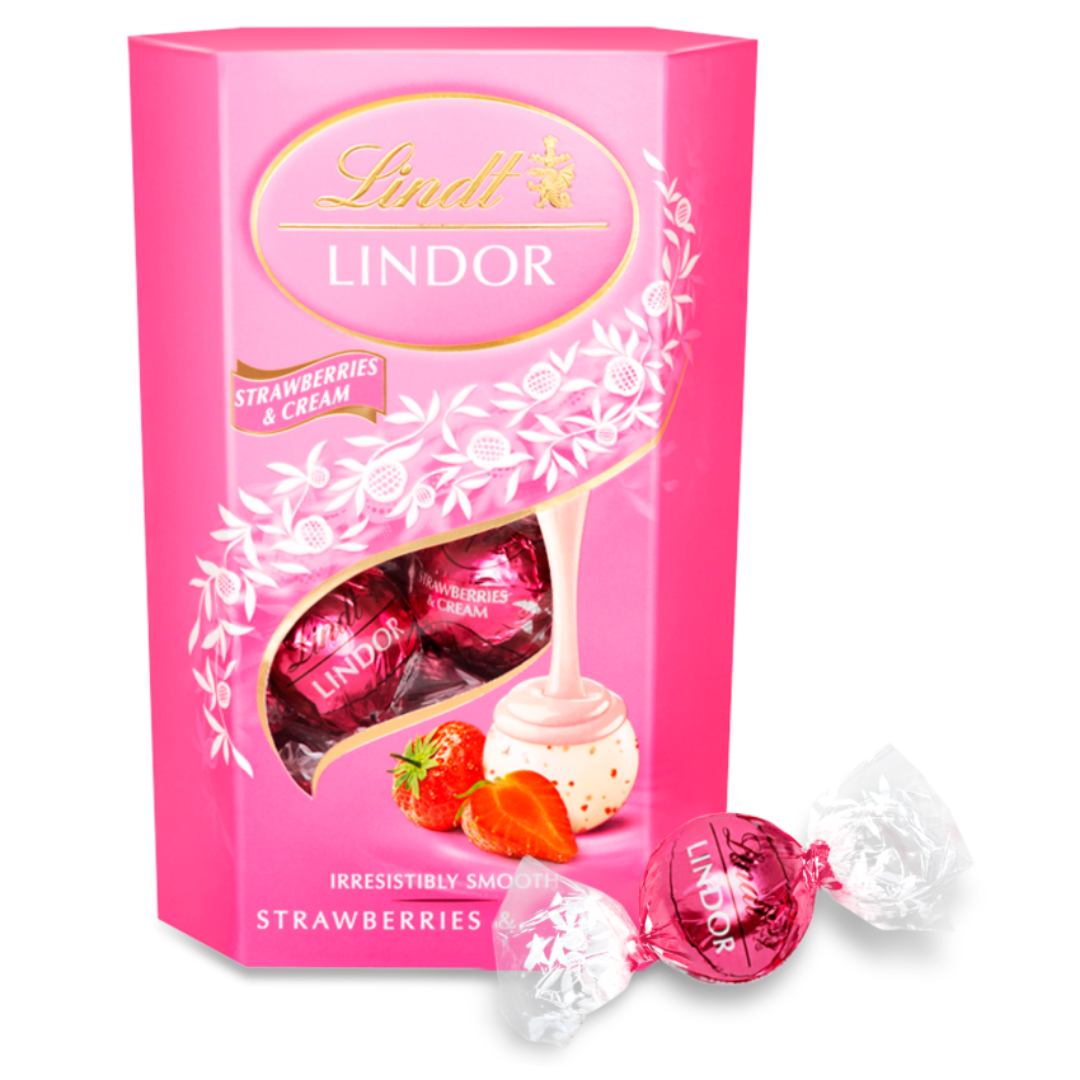 Lindt Lindor Strawberry Chocolate