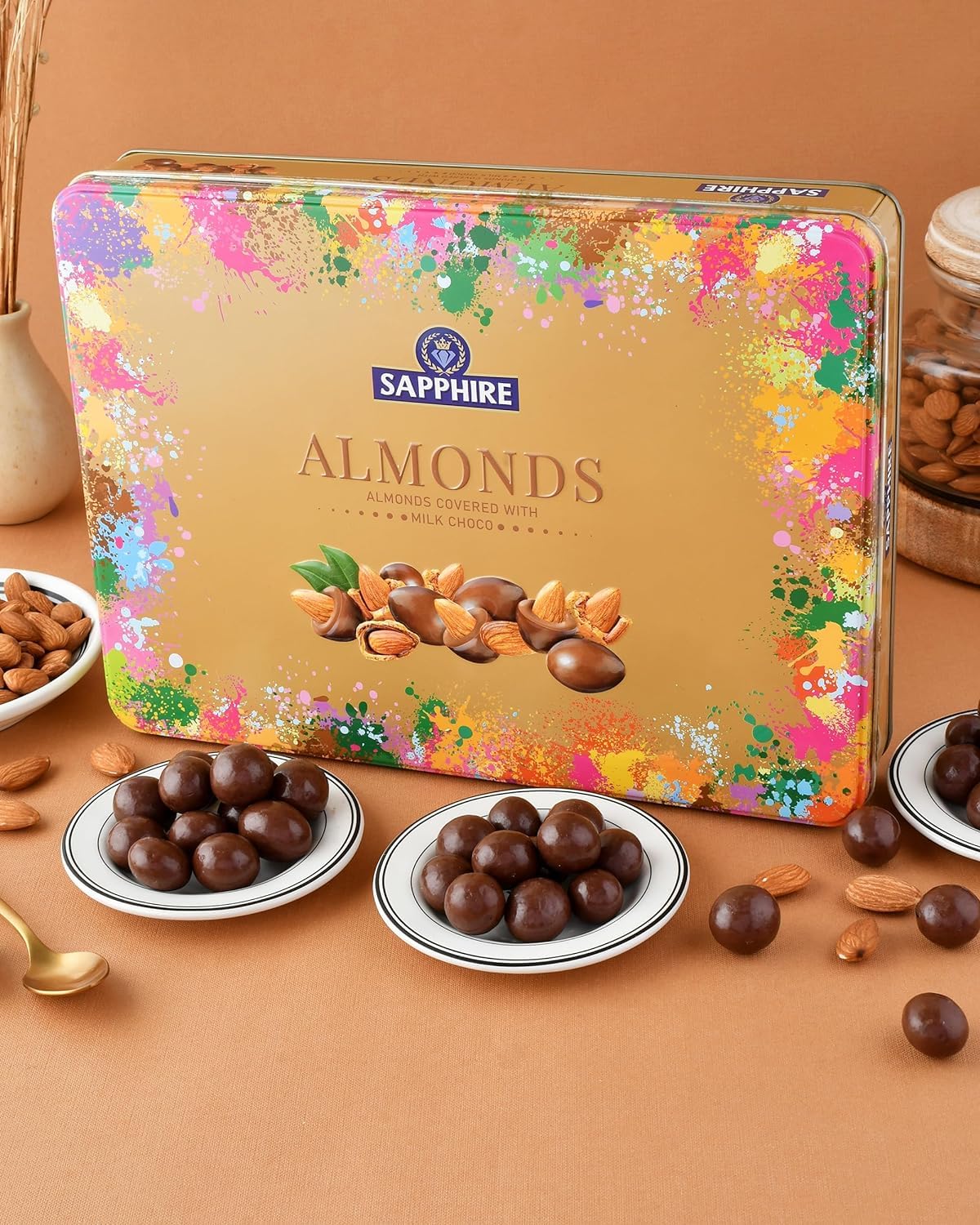 Sapphire chocolate Almonds 350 gm